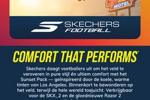 Comfortabel met het Skechers Football Sunset Pack.
