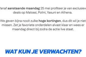 Vanaf maandag: Vakantiedeals!