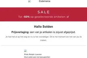 ESDEMARCA SALE ✨ Prijsverlaging: Sommige artikelen in je winkelmand zijn nu voordeliger. Laat ze niet aan je voorbijgaan.