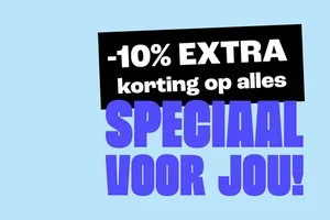 Alleen dit weekend: 10% extra op alles