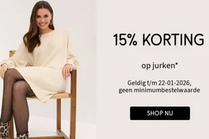 15% korting voor jou 🤍
