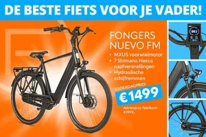 Vaderdagdeal: bespaar €500 op deze e-bike