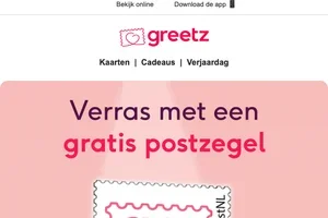 Snel! Je gratis postzegel verloopt bijna