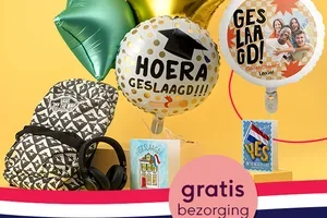 Feliciteer met gratis bezorging voor de examenuitslag 🎓