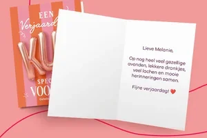 Deze kaart kan alleen van jou komen