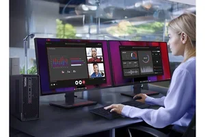 High-performance desktopcomputers met prachtige schermen.