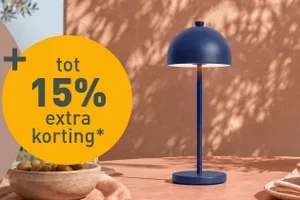 Frisse designlampen met extra voordeel