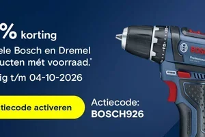10% korting op Bosch en Dremel producten.
