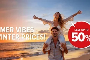 🔻Up to 50% off selected flights!