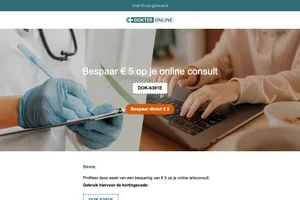 Profiteer van € 5 besparing