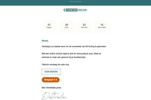 Laatste dag om je zomerdeal van €5 te gebruiken
