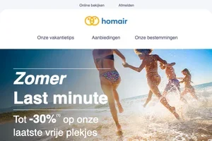 Zomer last minute: tot -30% op je verblijf