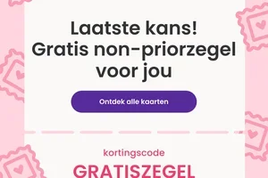 Laatste kans: gratis non-priorzegel