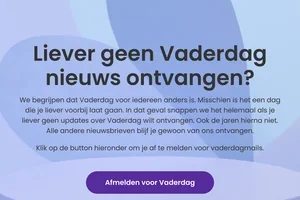 Liever geen vaderdagmails ontvangen?