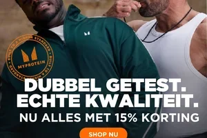 💸 15% korting vonden we net niet genoeg