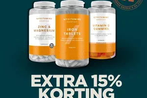 Extra 15% korting op alle vitamines