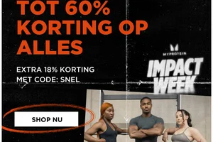 VANAVOND: Extra 20% korting bovenop tot 60%