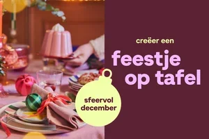 Alles voor een feestelijke kersttafel!