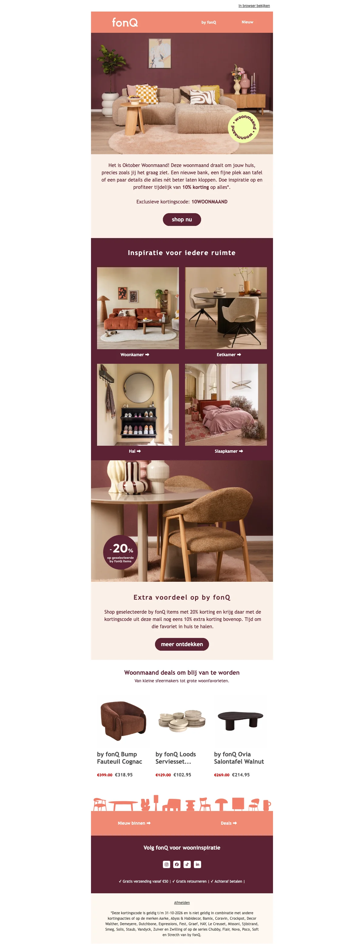 Bewijs van coupon - FonQ - [[10% korting]] op alles tijdens de woonmaand