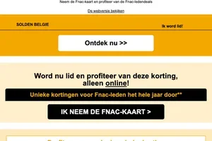Ledendeals: € 10 korting per aankoopschijf van € 100