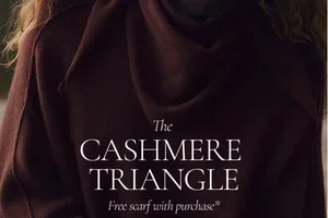 The Cashmere Triangle: Free scarf with purchase*