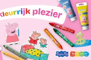 Laat kleine kunstenaars stralen met Peppa Pig!