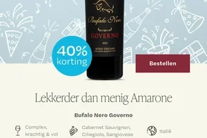 40% korting op Toscaanse krachtpatser met 98 punten