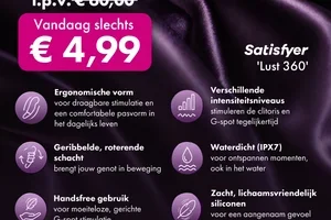 €4,99 i.p.v. €60,00 💥 draagbare, roterende G-spot- en clitorisstimulatie