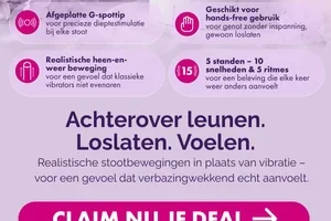 €0,00 in plaats van €90,00 🌊 Stoot in plaats van alleen te vibreren