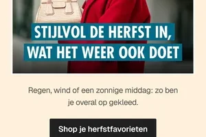 Stijlvol de herfst in, wat het weer ook doet
