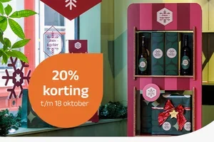Pak 20% korting op je drukwerk 🎄