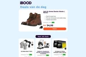 Vandaag: Jack & Jones Dexter Boots | Heren voor slechts 34,95