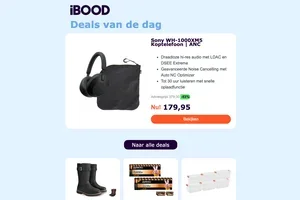 Nu: Sony WH-1000XM5 Koptelefoon | ANC voor slechts 179,95 !