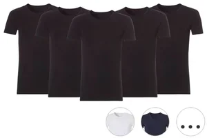 Vandaag: 5x Ten Cate Bamboo Basic Heren T-Shirt voor slechts 49,95
