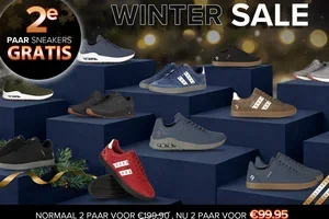 Winter Sale: 2e paar sneakers gratis! 🎁👟