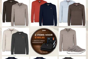 Q1905 Voordeeldagen: gratis 2-pack ondershirts 🎁