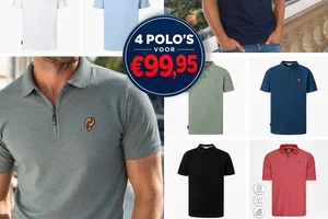 Alleen deze week: 4 polo’s voor €99,95
