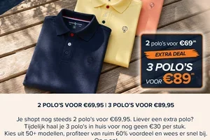 Perfect poloweer ☀️ 3 polo's voor €89,95