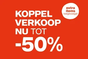 💥 KOPPELVERKOOP: tot -50% 