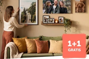 Oktober woonmaand 🍂 1+1 gratis op wanddecoratie