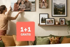 Alle wanddecoratie 1+1 gratis tijdens oktober woonmaand!