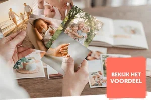 T/m 30 september tot wel 66% korting op geselecteerde fotoboeken!
