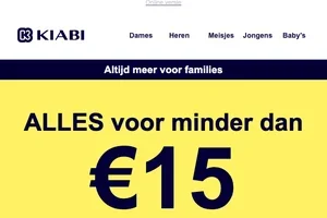 Alles voor minder dan €15