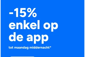 -15% op de hele APP ☀️📱