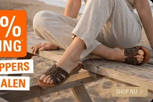 20% korting op alle Slippers & Sandalen 🌞🧡