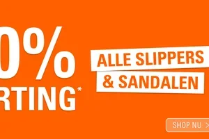 🚨 Laatste kans: 20% korting op alle Slippers & Sandalen