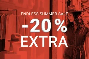 20% extra korting op al afgeprijsde artikelen ☀️📣 Endless Summer Sale