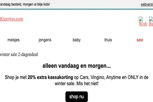 🚨 winter sale deal: tot -50% + 20% extra!