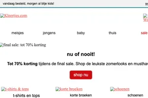 🚨 final sale: tot 70% korting