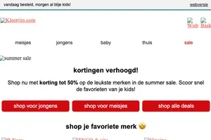 🚀 kortingen verhoogd: tot -50%!